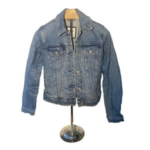Abercrombie & Fitch Denim Jacket Medium Wash Women's Size XS